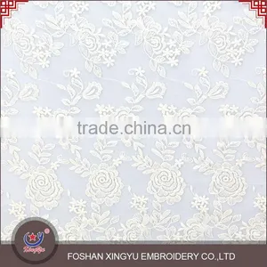 Hot-selling Promotional Custom Rose Flower Cool Mesh Embroidery for Fashionable Girl thumbnail-2