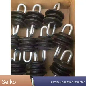 Suspension Insulator Suspension Porcelain Bottle 35kv Tension Line Disc Suspension Porcelain Insulator Manufacturer thumbnail-3