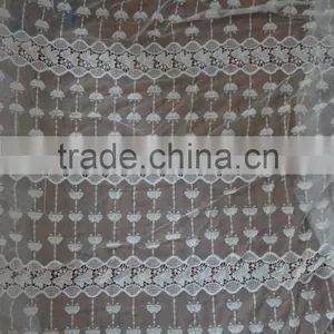 Lace Fabric Hot Organdy Embroidery Lace Milk Silk Full Lace for Accessory thumbnail-5