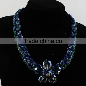 2015 Fashion Latesr Design Jewelry Chain Necklace Thick Flower Necklace thumbnail-4