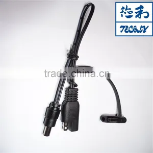DC 5.5x2.5 UL 2468 22AWG Wire With SAE Plug + Male DC Jack 5.5x2.5 DC Power Cable Assembly thumbnail-1