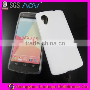 Frosted Design Jelly TPU Cell Phone/mobile Case/cover for Google Nexus 5 thumbnail-1