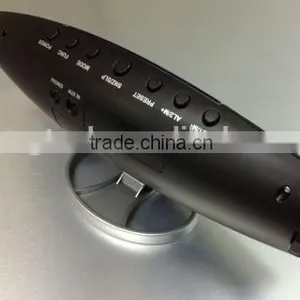 Super Quality Stylish Desktop Multimedia Speaker Alarm Clock Radio thumbnail-3