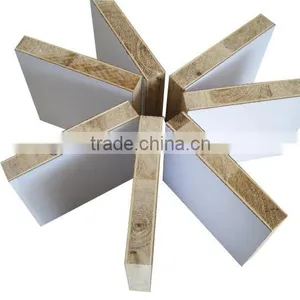 Paulownia Core Melamine Faced 18mm Wood Block Board thumbnail-1