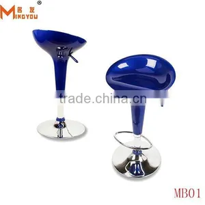 Hot Selling Modern Design Metal Chromed ABS Bar Stools thumbnail-1