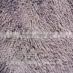 Long Pile Full Dull Grey Plush Fabric for Coat thumbnail-4