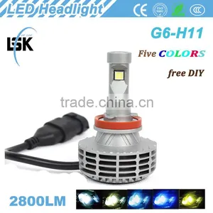 Lanseko g6 Car Kit 25w Hot-selling H11 Car Led Headlight With All in One Design thumbnail-1