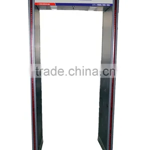 6 Zone , 4.3 Inch LCD Dispaly Walk Through Gate Metal Detector for Hotel , Bank thumbnail-6