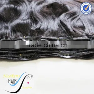 Wholesale High Quality Clip in Human Hair Topper Remy 100% Human Hair Best Selling thumbnail-3