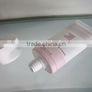 50ml White Color Flexible Tube for Hair Care Product With Square Oval Cap thumbnail-2