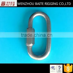 Stainless Steel AISI316/304 Quick Link Chain Connector Carabiner Clips Wire Rope Clip thumbnail-2