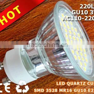 3W Gu10 220V Led Quartz Light Cup SpotLight,2 Years Warranty thumbnail-1