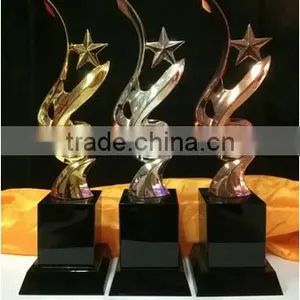Wholesale Custom Metal Trophy Free Custom Lettering Trophy Encourage Employees Alice thumbnail-3