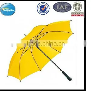 Yellow Cheap Market Promotion Gift Patio Walking Rain Umbrella Wholesale thumbnail-1