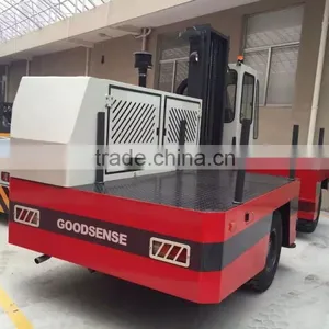 FBS30 Cheap Price 3ton Electric Side Loader GOODSENSE Forklift Truck for Sale Chinese and Japanese Battery Available thumbnail-1