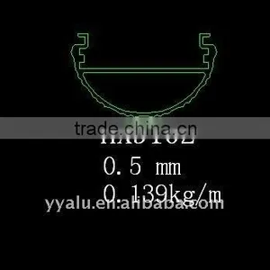 Aluminium Light Parts for Led Tube-HX9102 thumbnail-1