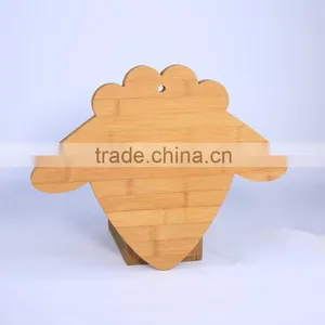 Funny Bamboo Cutting Board Cute Sheep Bamboo Cutting Board thumbnail-3