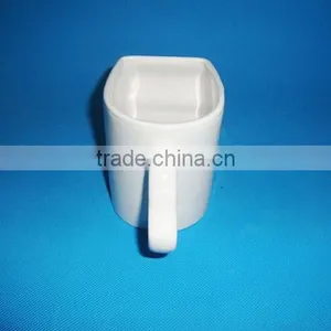 Porcelain Special Shape White Mug thumbnail-6