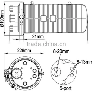 GJS-8019 Fiber Optic Splice Closure thumbnail-6