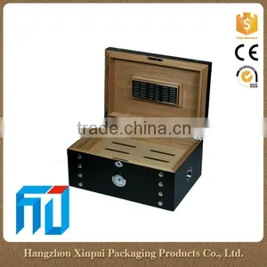 Wholesale Unique Design With Lock Wooden Cigar Humidor Cigar Boxes thumbnail-1