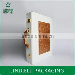 Beauty Elegant Leather Cosmetic Jewelry Box Packaging thumbnail-2
