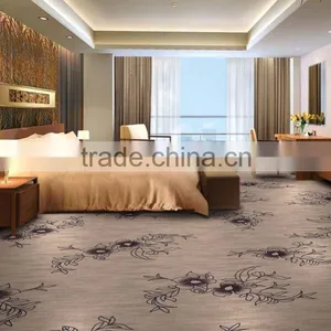 High Quality Luxury Warmth Fireproof Polyester Yarn Hotel Hall Corridor Carpet Customize Pattern Star Carpet thumbnail-6