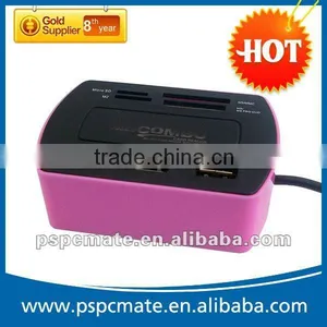 Hot Design !!! Usb Hub Combo Card Reader Driver for SD ,TF ,usb With Laser Logo thumbnail-1