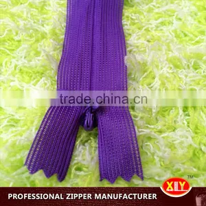 2015 Hot Sale Fabric Close End Invisible Zipper , Christmas Dress Zipper thumbnail-6