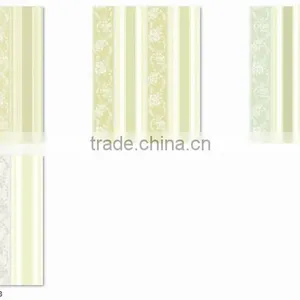 2016 New Printed Non Woven Wall Paper, Country Wide Stripe Wall Decor for Bedroom , Creative Wall Decal Roll thumbnail-1