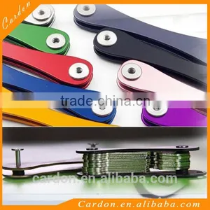 New Keychain Hard Oxide Aluminum Key Clip Folder Chain Pocket Tool Wholesale Aluminum Smart Key Holder, Orginzer Keychain thumbnail-1