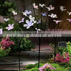 8LED Solar Powered Flower Tree String Light Fairy Lamp Christmas Garden Decoration Heart thumbnail-1