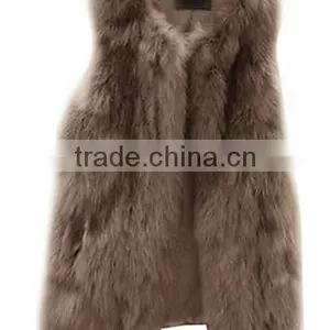 Cara/faux Raccoon Fur/short Fur Vest thumbnail-1