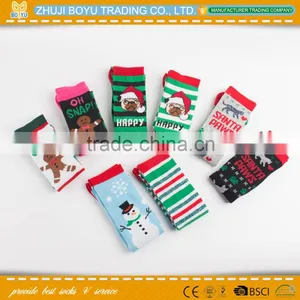 BY-161613 Young Girl Knee High Socks Striped Sock ;Colored Christmas Socks Holiday Socks thumbnail-6
