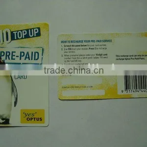 Paper Prepaid Calling Card thumbnail-1