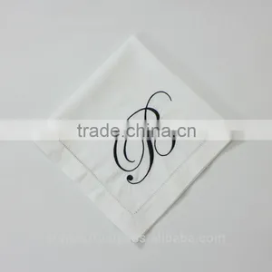 Monogrammed Cotton Napkin, Table Napkin thumbnail-1
