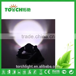 Headlamp 4-Mode CRE E XM-L T6 LED Headlight 2100LM Zoomable Adjustable Light for Camping Searching + Car Charger thumbnail-4