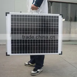 GOOD! 100w Foldable Solar Panel Kit for Camping thumbnail-1