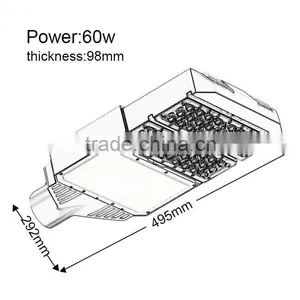 Cheap! 120W Outdoor Waterproof Aluminum COB LED Street Light thumbnail-3