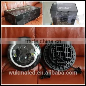 7inch Motorcycle LED Headlight Install For Harley Davidson Hi/Lo Beam Lamp Light thumbnail-5