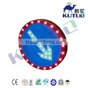 Solar Traffic Sign/road Sign With Arrow thumbnail-1
