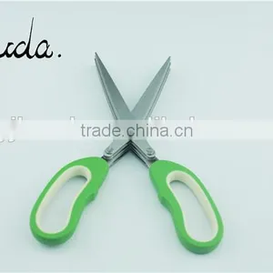 5 Blade Stainless Steel Multifunction Herb Scissor/ Kitchen Scissors BD-S1619 thumbnail-1