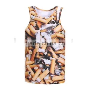 Men's Sublimation Tank Top/Digital Printing Singlet thumbnail-1