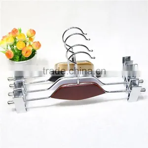 New Design Children Clothes Metal Pant Hanger With Clips thumbnail-2