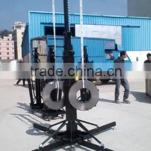 Metal Heavy Duty Truss Lift Tower 250kg Load Line Array Portable Speaker Tower thumbnail-2