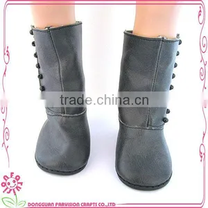 Rhinestone Cowboy Boots in Brown for 18" Dolls thumbnail-2