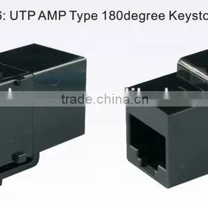 Cat5e / Cat6 UTP AMP Type Keystone Jack thumbnail-1