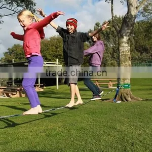 High Security 15M Balance Sport Slackline Webbing Slackline Set New Sporter Slackline thumbnail-3