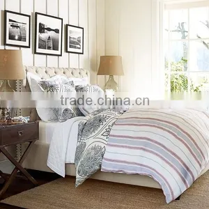 Luxurious 100% Linen Fiber Print Sheet Set thumbnail-1