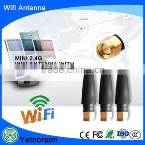 Factory Supply Black Rubber Duck 2.4g Wifi Antenna With SMA Connector thumbnail-1