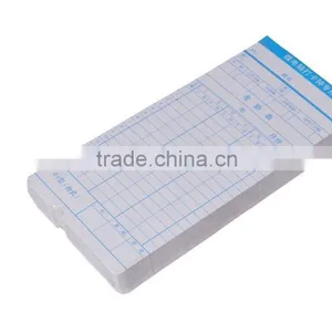 English/Portuguese Time Card/paper Card/attendance Card thumbnail-3
